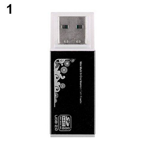 USB 2.0 All-in-1 Multi-Speicherkartenleser für Micro SD SDHC TF M2 MMC MS PRO DUO_voghion.com