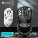 Laptop e mouse ottico wireless Bluetooth leggero PAW3311 con sensore XUNFOX H8 Gaming - Ready, adesivi inclusi_voghion.com