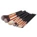 Bærbart 8 stk Pink Rose Gold Makeup Børste Sæt Beauty Makeup Tool_voghion.com