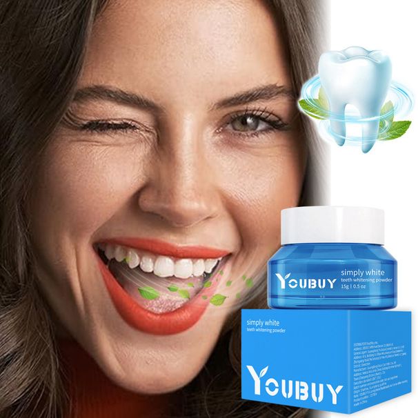 YOUBUY Pulver-Bleaching-Agent reduziert gelbe Zahnflecken Zahnstein_voghion.com