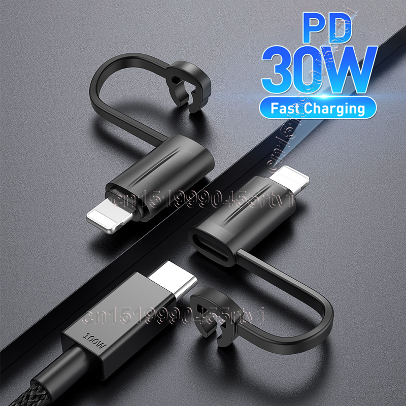 Lighting  Adapter PD27W Fast Charging 8-Pin Male To Type C Female Data Adapter For iPhone 14 13 Pro USB Type C_voghion.com