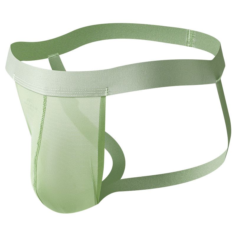 Net Will Be Meeste topeltpüksid Ice Silk Seksikad stringid Meeste suvised üliõhukesed läbipaistvad puusadega T-püksid Trendikas suur suurus_voghion.com