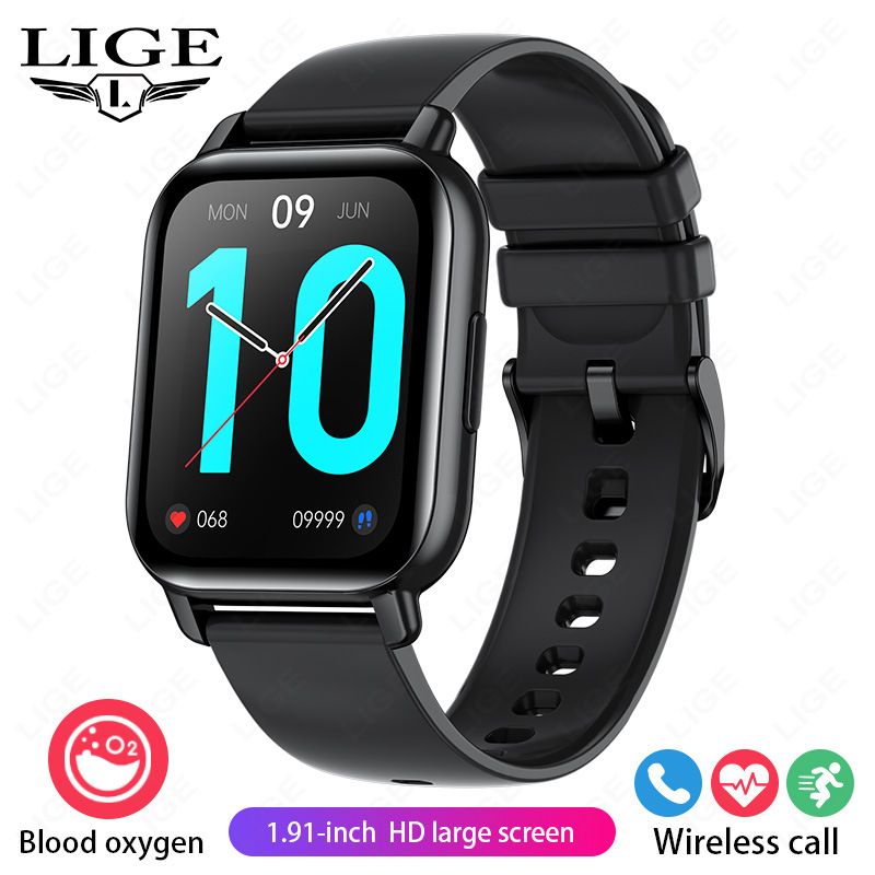 Smart Wrist Heart Rate Blood Pressure Monitoring Bluetooth Call Remote Control Camera Watch_voghion.com
