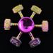 Zinc Alloy Electroplated Colorful Fidget Spinner Metal Finger Gyro Pressure Relief Spinning Toy_voghion.com