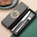 Western Cutlery Steak Combination Household Stainless Steel Knife Fork Gift Box Set_voghion.com