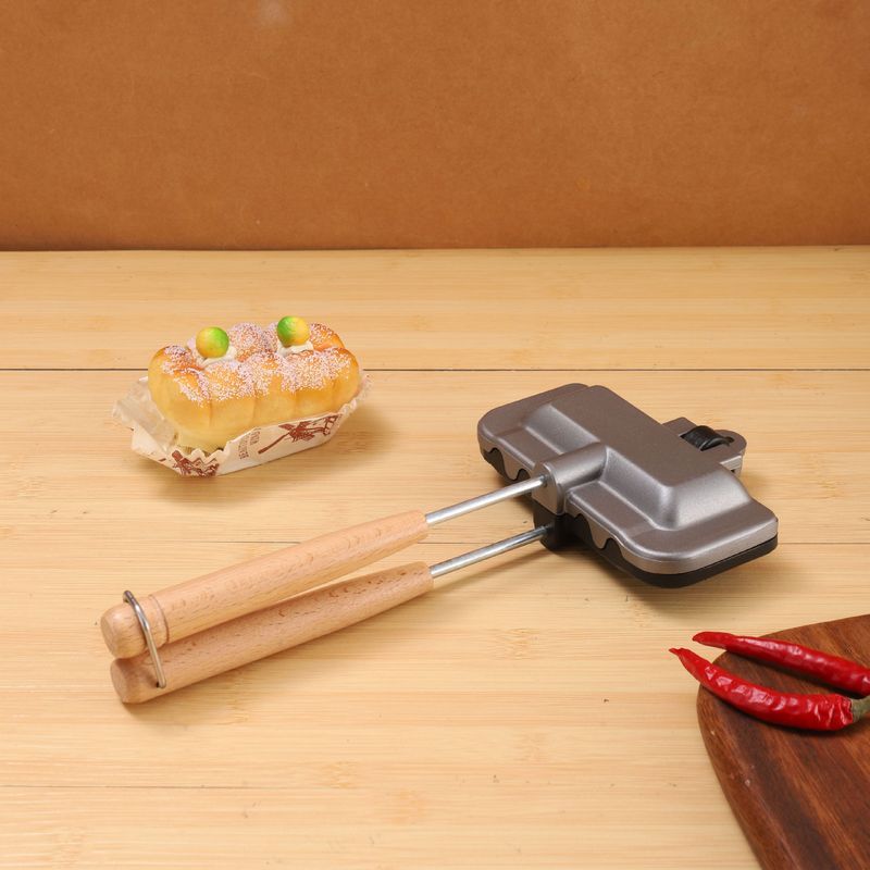 Sandwich Maker Home Breakfast Machine Dormitory Small Waffle Pan Clip Multi Function Kitchen Toast Toast Frying Pan_voghion.com