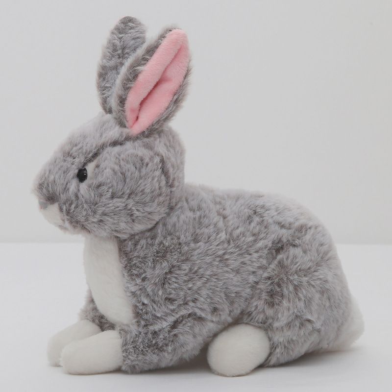 Toy White foot wild rabbit plush toy sleep doll Rabbit doll plush toy gift for children_voghion.com