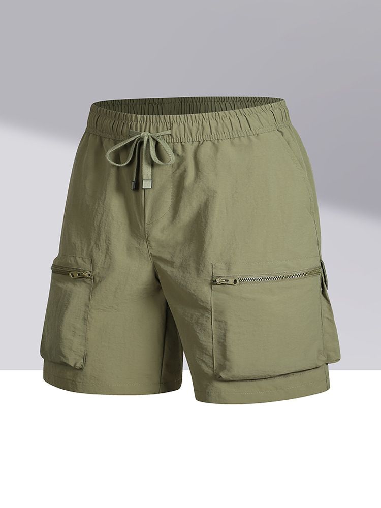 Unbeatable Quality Workwear Short Pants Summer Quick Drying Five Point Casual Men's Multi Pocket Sports Shorts_voghion.com
