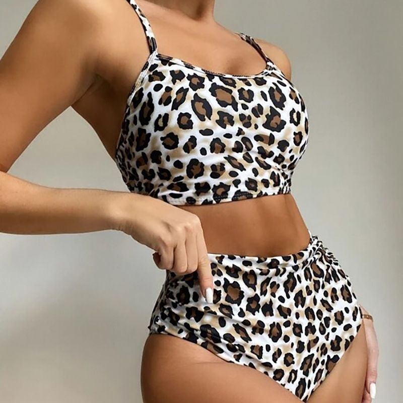 Maillot de bain deux pièces décontracté pour femmes, mode été_voghion.com