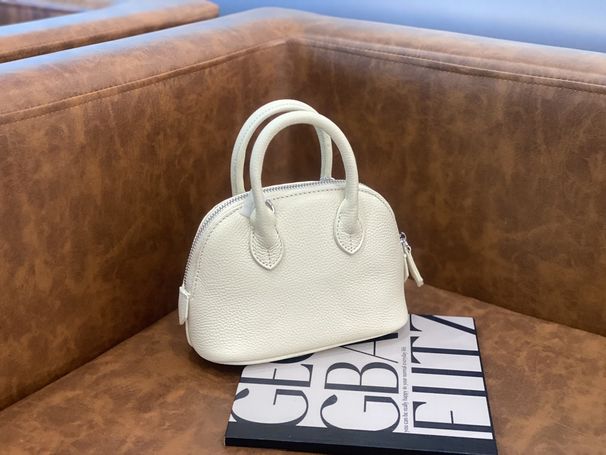 Borsa a tracolla monospalla, semplice, versatile, alla moda, da donna, modello Bowling Shell, 2025_voghion.com