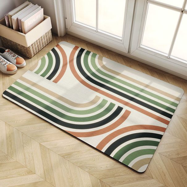 Alfombrilla de baño de diatomita suave: almohadilla ultraabsorbente y antideslizante con tejido técnico, gruesa para baño e inodoro, de secado rápido y resistente al moho._voghion.com