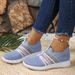 ShoeVault Mom 2025 Spring Women's Sports Casual Breathable Sock Low-top Mesh Running Shoes For Women_voghion.com