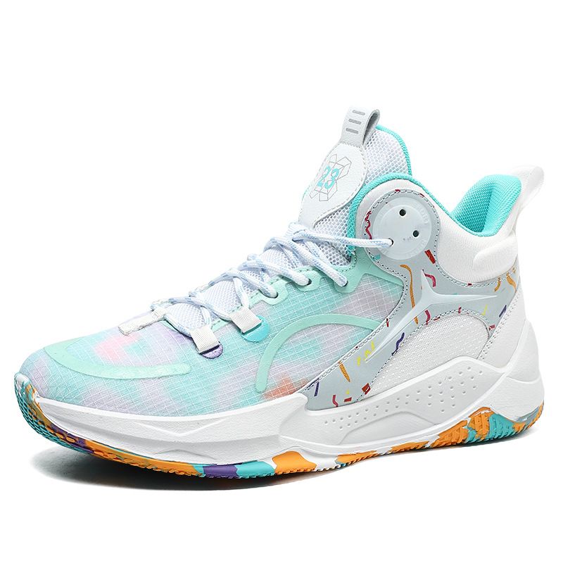 Nuove scarpe da basket da uomo fluorescenti, alla moda, pratiche, per studenti, da usare su pavimenti in cemento_voghion.com