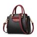 Fashion Color Contrast Handbag, ing Striped Crossbody Bag, Women's Elegant Office & Work Purse_voghion.com