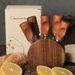 Stainless Steel Cream Acacia Wood Handle Cheese Knife 6-Piece Set With Storage Stand_voghion.com