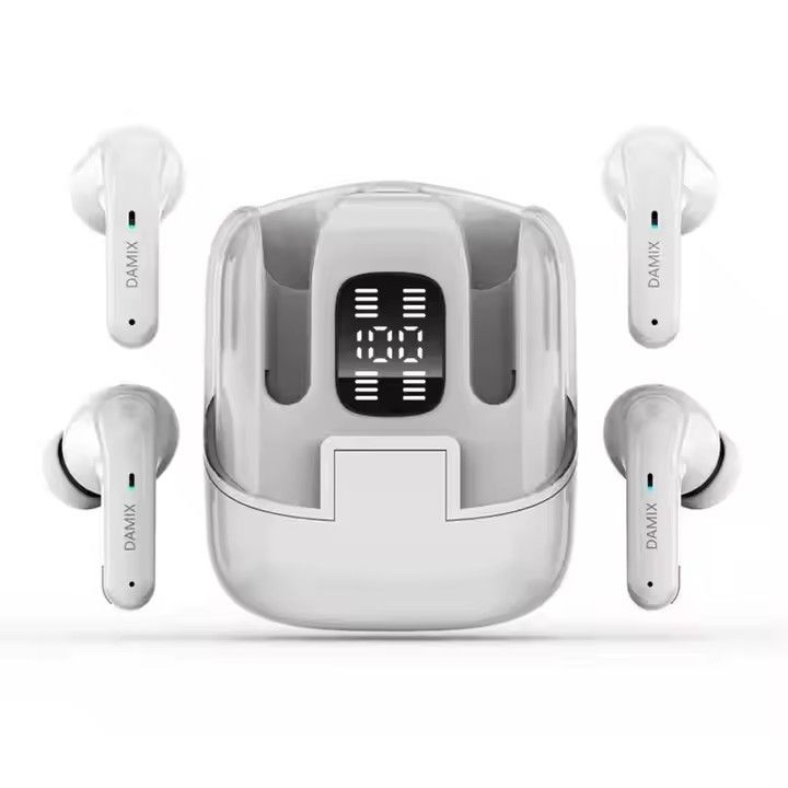 Wireless Earbud TWS Bluetooth 5.5 Earphones 4 ENC Mics IP7 For Android & IPhone_voghion.com