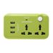 Cargador concentrador de carga rápida con enchufe británico de 5 V y 10 A, 3 puertos USB, adaptador universal, regleta de enchufes, convertidor de viaje CA 110-250 V_voghion.com