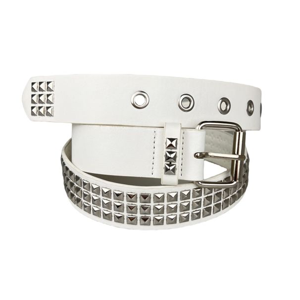 Cintura da donna in stile punk con perline quadrate, rivetti e piramidi intarsiate, cintura decorativa con occhielli per donna_voghion.com