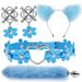 Coda di volpe anale Plug con clip per capezzoli a forcina Collare BDSM Flirtare Giocattolo Butt Plug Coda Giocattoli erotici per Wo_voghion.com