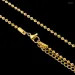 Catene 1 pz Acciaio inossidabile Sottile Perline a Sfera Collana a Catena Unisex 5 Colori 40 5cm/17.7inch Lunghezza 2mm_voghion.com