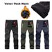 Pantalones softshell de invierno extragrandes para hombre, para actividades al aire libre, senderismo, pesca, acampada, escalada, senderismo, esquí, pantalones cálidos de viaje S-4XL_voghion.com
