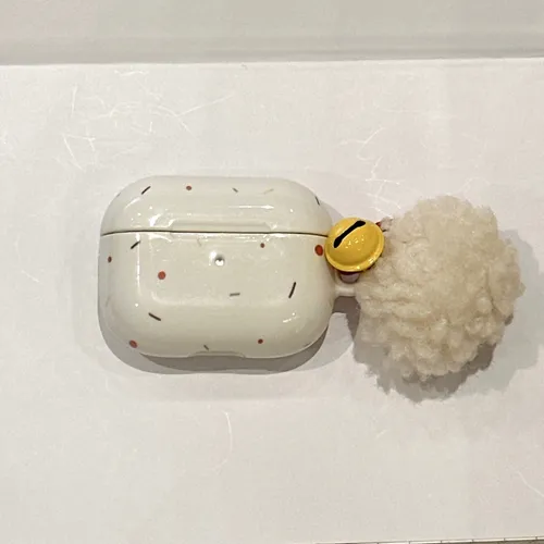 Colorful dots suitable for airpods 3 protective case pro2 Bluetooth 1/2 generation earphone shell fur ball Bell_voghion.com