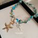 Shell Conch Starfish Pearl Necklace Set Beach Vacation Style Elegant Collarbone Chain Fashion Versatile Jewelry_voghion.com