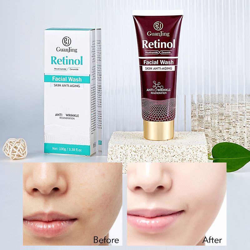GJ7181 100G rétinol Niacinamide nettoyant pour le visage membre boîte exclusive 192 pièces_voghion.com