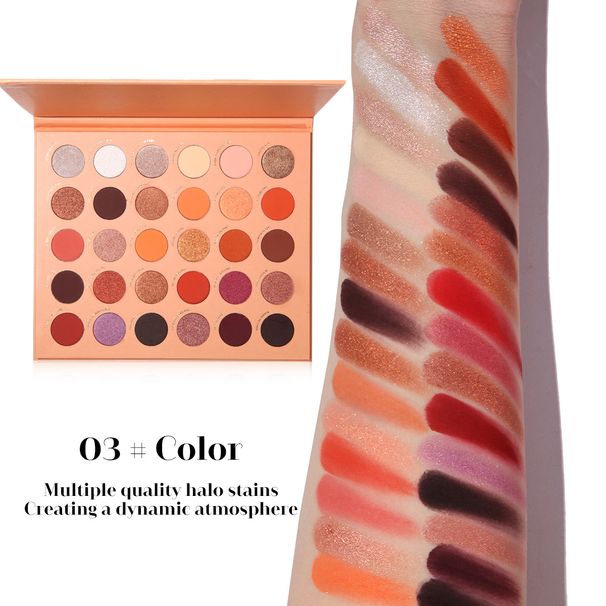 Lidschatten MAFFICK 30 Farben Lidschattenpalette Make-up Matte Perlglanz Aufhellende Palette Langlebige Mehrfarbige Integrierte Palette_voghion.com