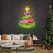 Neonschilder und Wanddekorationen mit Pizza-Weihnachtsbaummotiven können als Weihnachtsgeschenke verwendet werden und sind die beste Wahl zum Verschenken an Freunde und Familie._voghion.com