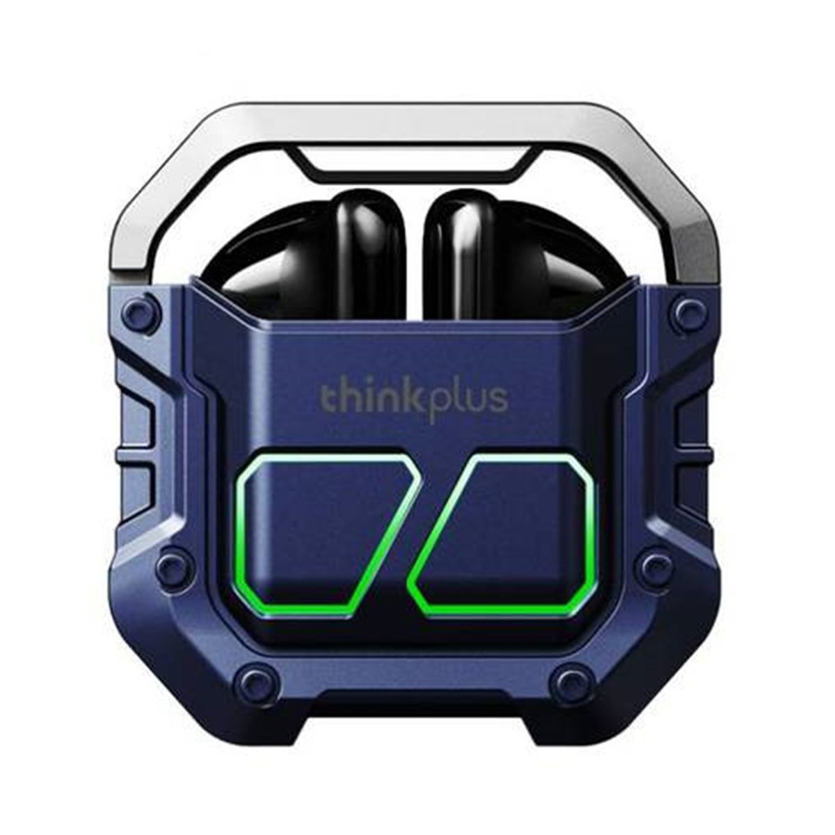 1 paire d'écouteurs Bluetooth sans fil, commutation double Mode, lumières colorées, Style Mecha, Version Design, appel, étanche_voghion.com