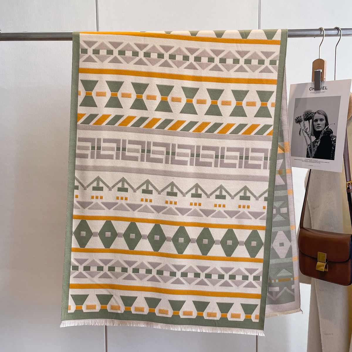 2023 New Office Air Conditioning Room Shawl Wrapped with Scarf Women's Versatile Cloak  Cashmere Warm Neck Dual_voghion.com