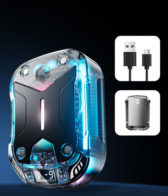 Mobiele telefoonkoeler Halfgeleiderapparaat Stille oplaadbare draadloze achterclip Game-specifieke koeling_voghion.com