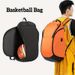 Large Capacity Basketball Backpack With Wet Dry Compartments, High Quality Fabric, Multiple Mesh Pockets And Sports_voghion.com