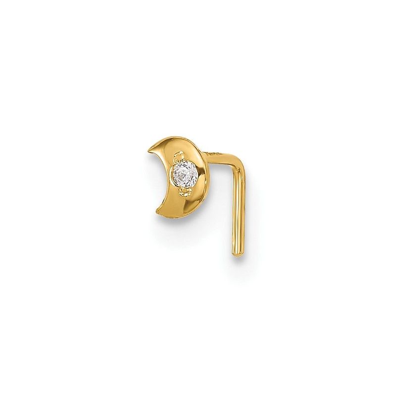 14k 23 Gauge CZ Moon Nose Stud_voghion.com