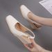Women's Chunky Platform Sandals With Square Toe - Breathable Linen Upper & Comfortable TPR Sole - Summer Boho Style Slides For Casual Outings_voghion.com