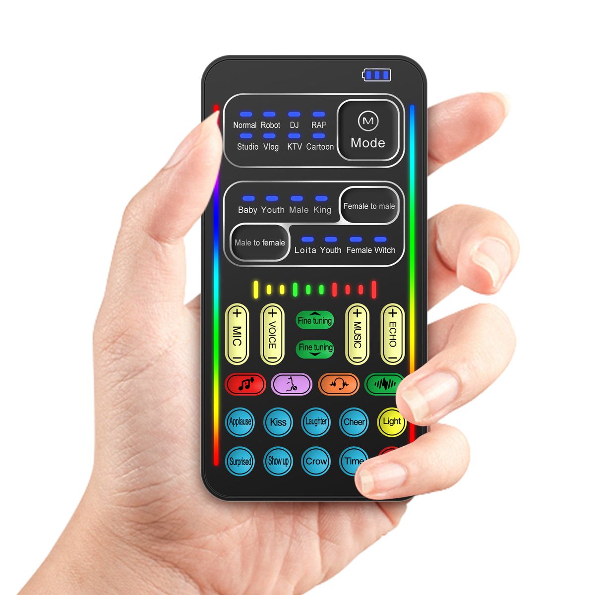 I9 Changer 8 erinevat muudatust kaasaskantavad häälvõimendid minihelikaart mänguankru salvestamiseks arvuti arvuti_voghion.com