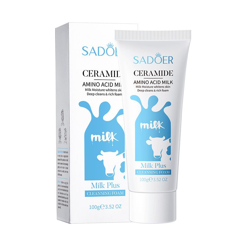 SADOER Double Moisturizing Cleanser Cleansing Pores Gentle Cleansing Oil Control Moisturizing Facial Cleanser 100g_voghion.com