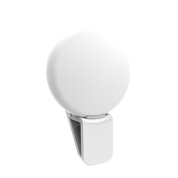 Mini Ring LED Flash Lens Light USB Rechargeable Clip Mobile Phone Fill Lamp Women Selfie Lights_voghion.com