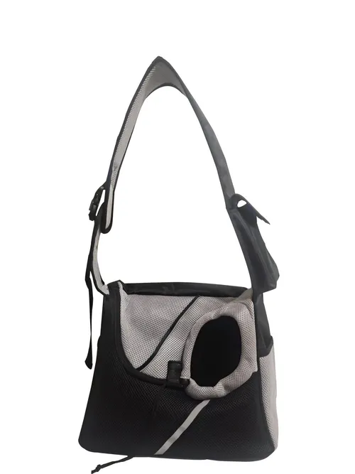 Pet Bag Katt och hund Skew Bag Andas och bekväm ryggsäck Bärbar Pet Outing Net Tyg Ryggsäck_voghion.com
