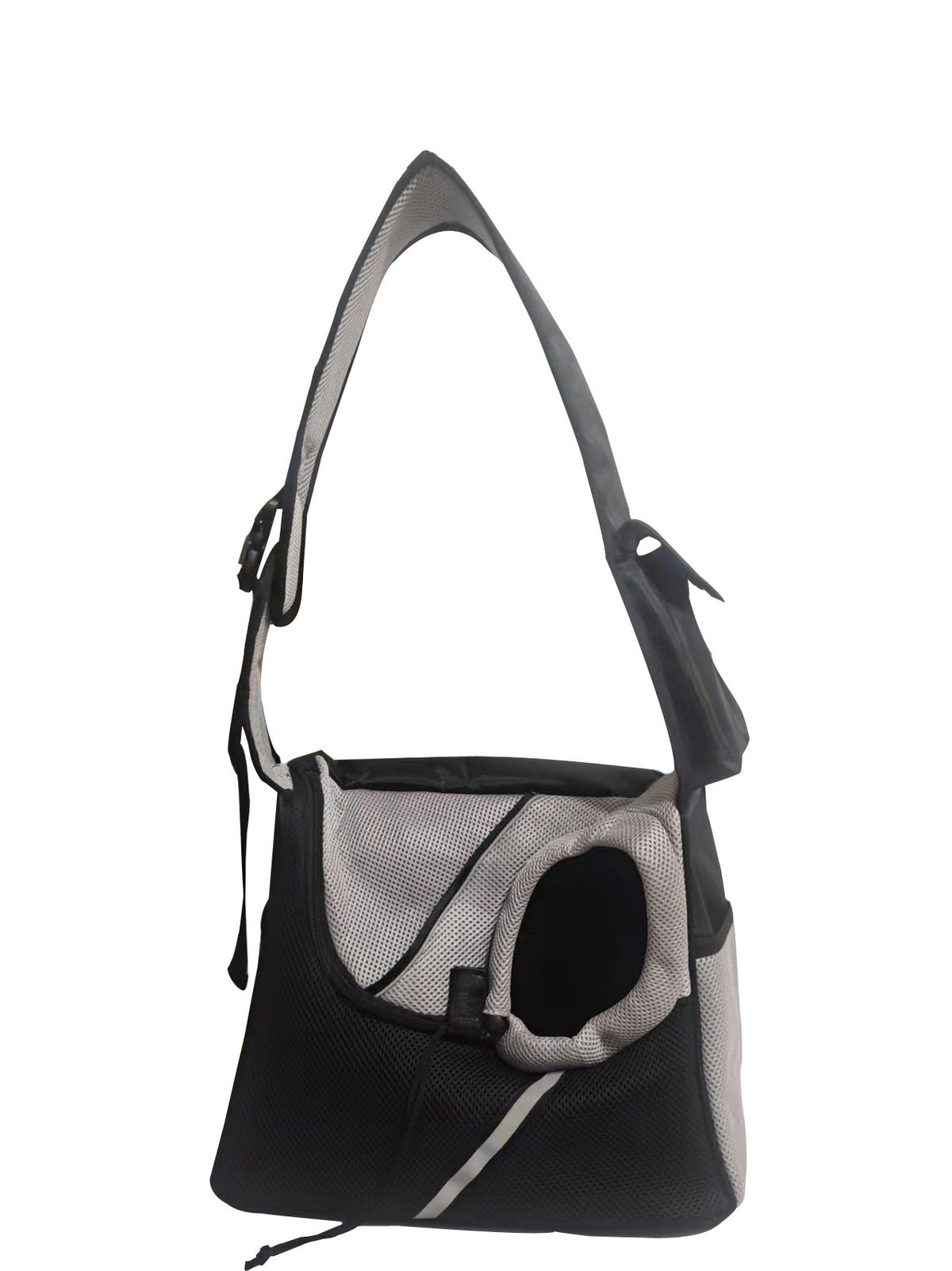 Pet Bag Cat And Dog Skew Bag Breathable And Comfortable Backpack Portable Pet Outing Net Fabric Backpack_voghion.com