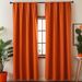 Blackout Curtains – Solid Color Window Drapes (90-100% Light Blocking, Polyester Fabric, Rod Pocket Design, Multiple Sizes & Colors)_voghion.com