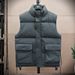 Unisex Stand Collar Vest – Lightweight Winter Puffer Sleeveless Jacket For Streetwear & Layering (Black/Grey/Cream, M-4XL)_voghion.com