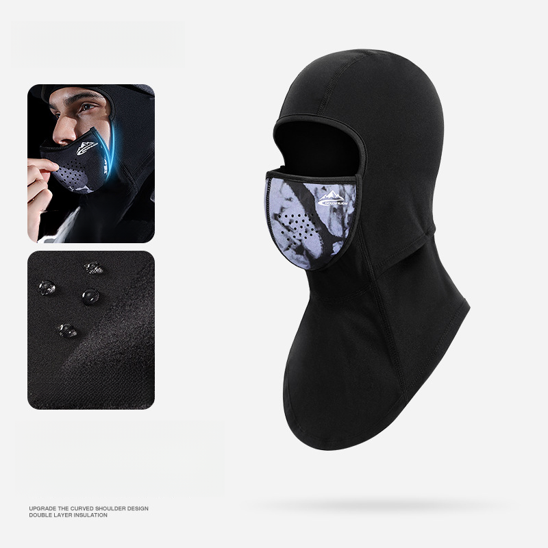 Ski-Wolle, Winter-Outdoor-Sportausrüstung, magnetischer Gesichtsschutz mit Saugnapf, warme Kopfbedeckung, winddichte Fahrradmaske für_voghion.com