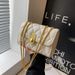 Fashion Chain Shoulder for Women's 2024 New Lingge High Quality Crossbody Versatile Casual Small Square Bag_voghion.com