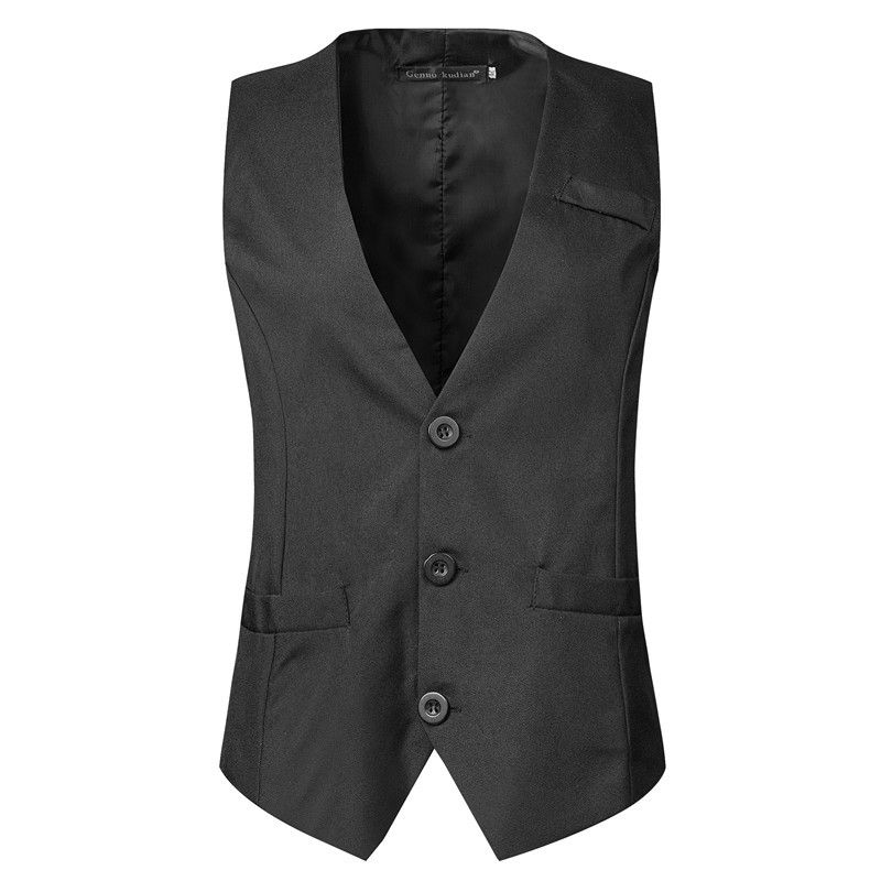  Men's New Suit Vest Fashion Casual Dress Multicolor Vest_voghion.com