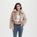Women's Faux Fur Short Jacket - Cozy & Stylish Winter Outerwear With Faux Rabbit Fur Collar, Lightweight & Warm, Multiple Colors & Styles_voghion.com