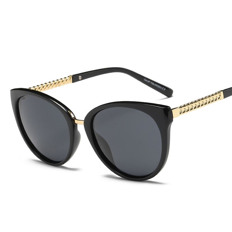 Occhiali da sole alla moda da donna con montatura trasparente - Grandi lenti polarizzate UV400, occhiali da sole oversize alla moda per donna_voghion.com