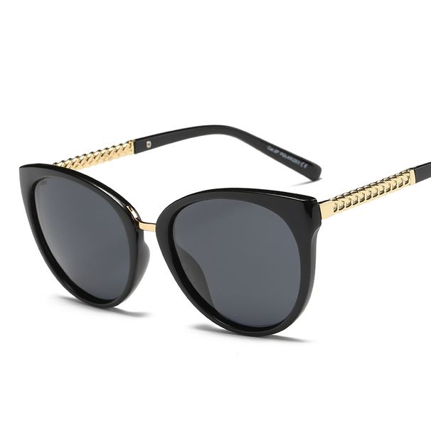 Occhiali da sole alla moda da donna con montatura trasparente - Grandi lenti polarizzate UV400, occhiali da sole oversize alla moda per donna_voghion.com