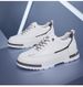 Scarpe da uomo con rialzo interno invisibile, scarpe da tavola da uomo, scarpe da uomo bianche Platorm_voghion.com